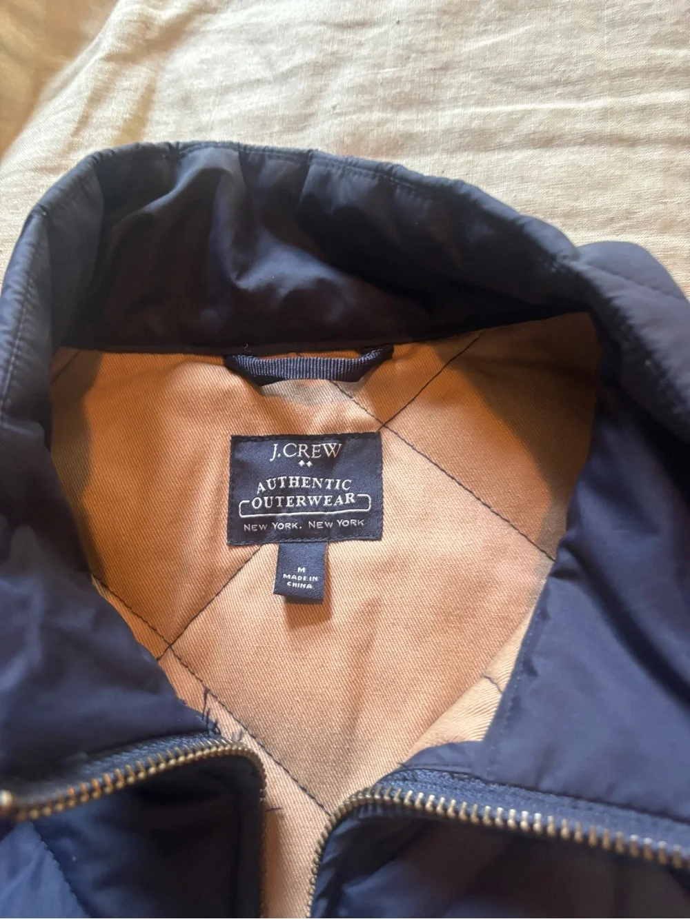 Men's Quilted Navy Vest